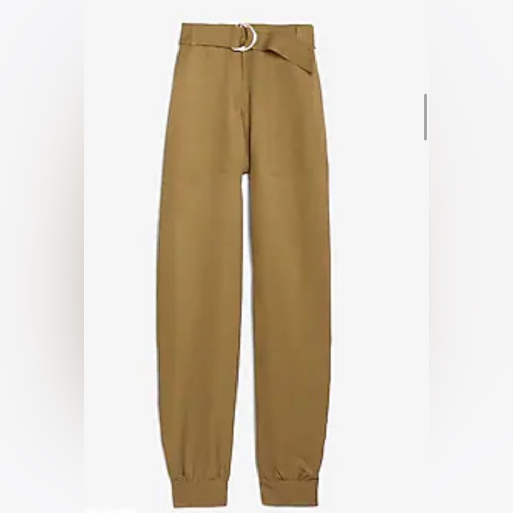 High Waisted Belted Utility Pants